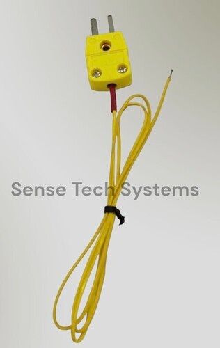 Surface Thermocouple - Type 'K' Nickel Chromium/Nickel Aluminium, Fast Response, Small Size, Yellow Color, Industrial Application, Temperature Range 0Â°C to +250Â°C