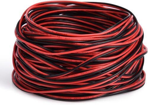 Wire Cable - Flexible and Durable Long Lasting Black and Red Wire Cable | Ideal for Commercial Wiring Use