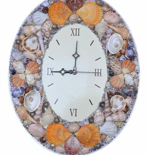 Decorative Sea Shell Clock