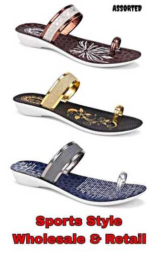 Polka Leather Ladies Sandal