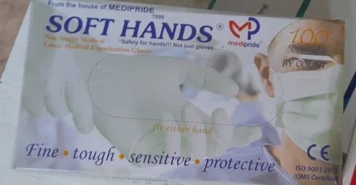 White Latex Examination Gloves