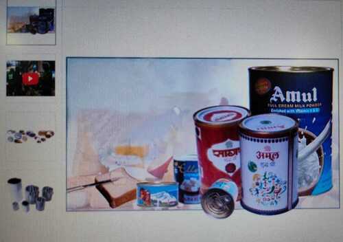 Dairy Products Tin Cans