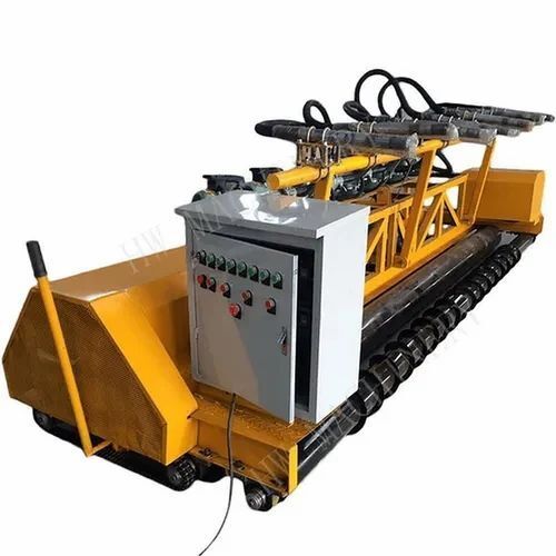 Fixed Foam Concrete Paver Machine - Metal, All Sizes, Multi Color | Semi-Automatic Operation for Road Construction Work