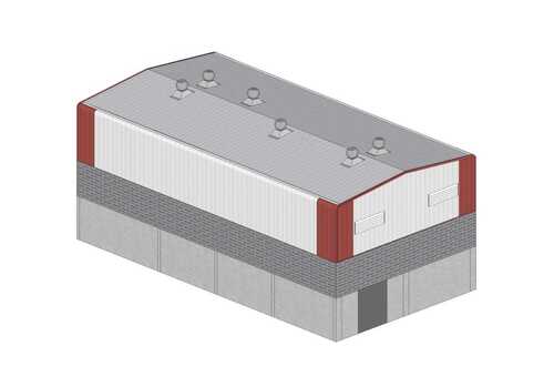 Durable and Sturdy Industrial Shed