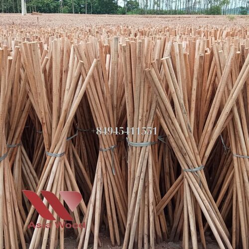 Raw Wooden Broom Stick