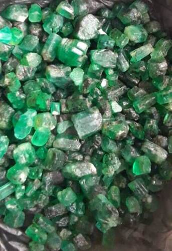 Ethiopian Shakiso Rough Emerald Gemstone Grade: High Grade