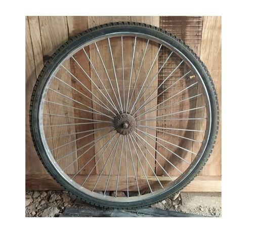 Old cheap bike wheel