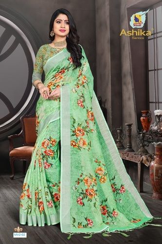 Women Printed Cotton Saree