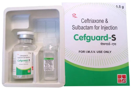 Certriaxone 1000 MG And Sulbactam 500MG For Injection