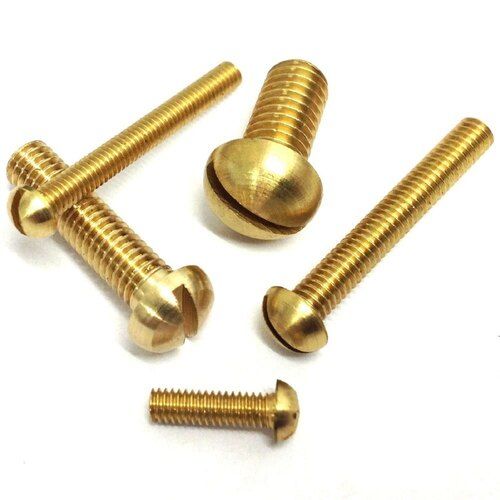 Round Brass Machine Screws