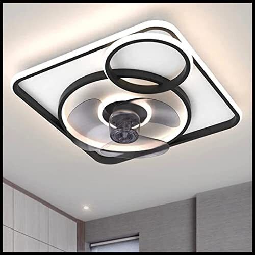 Warm White 128 Watt Led Smart Fan Chandelier SWTI-202336