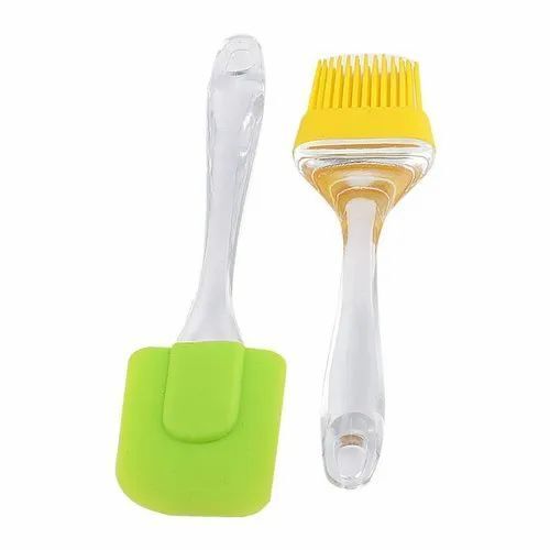 Silicone Oil Brush And Spatula Set