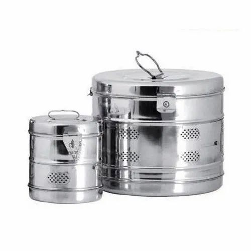 Stainless Steel Dressing Drum at Best Price in Vasai Arti Surgicals