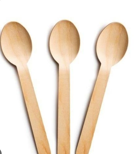 5 Inches Size Wooden Material Biodegradable Spoon