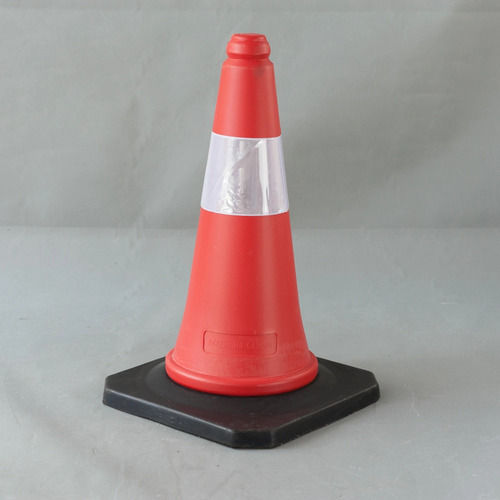 Conical Red White Traffic Cone