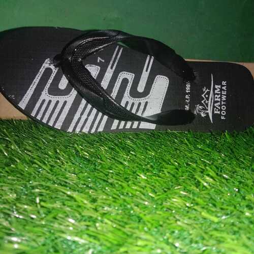 Daily Wear Black Printed Slippers