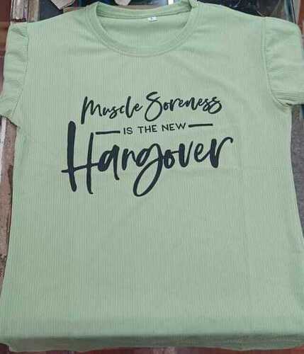Green stylish women T-Shirt