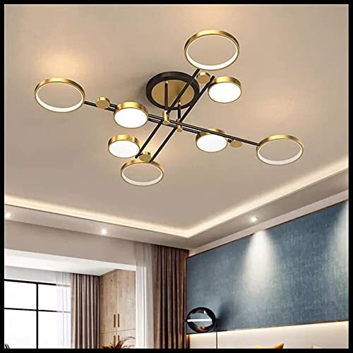 Warm White Magnate Gold Led Chandelier SWTI-202371