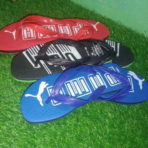 Multi Colour Printed Plastic Slippers