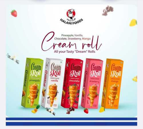 Multi-Flavoured Cream Roll