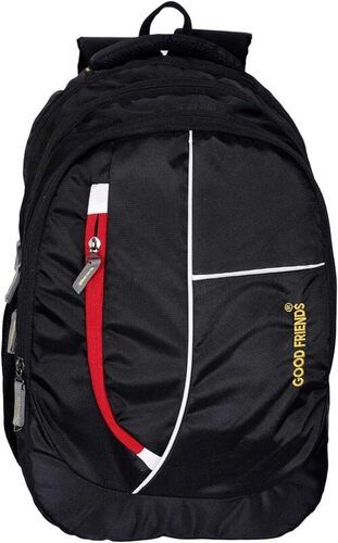 Polyester Black College Backpack