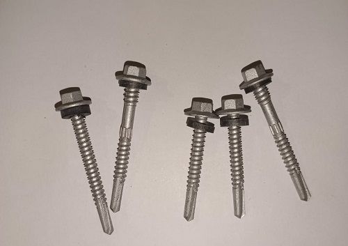 Corrosion And Rust Resistant Durable Hex Head Self Drilling Screw