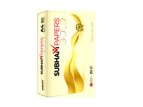 Subham Gold A4 Size Paper