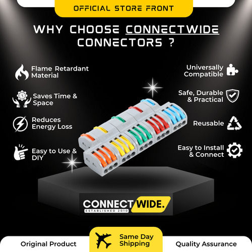 Multicolor Wire Nut Connector 5 In 15 Out