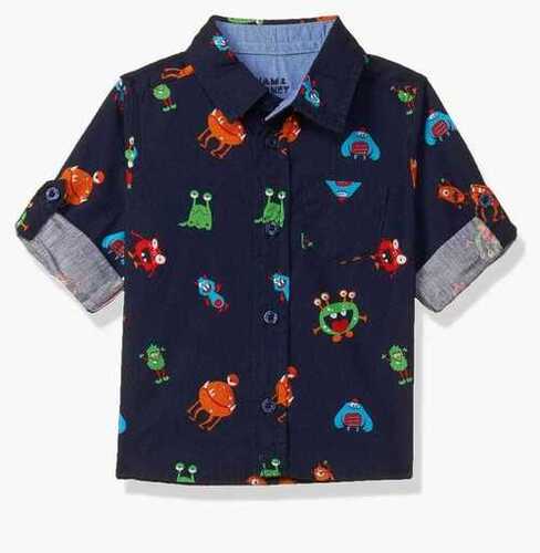 Kids Printed Casual Shirt Gender: Boys