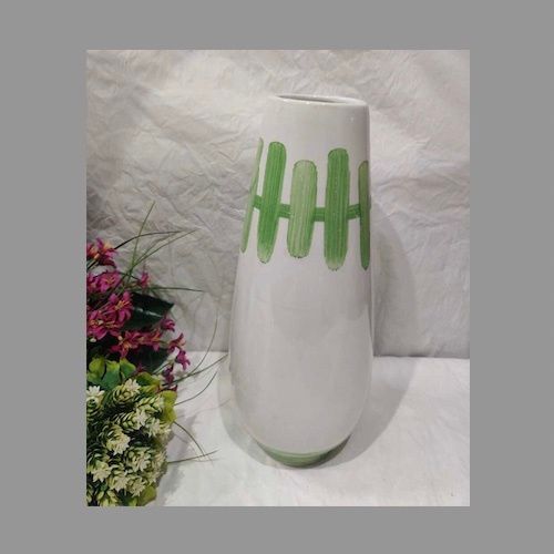 Plain Hand Painted Tall Flower Vase