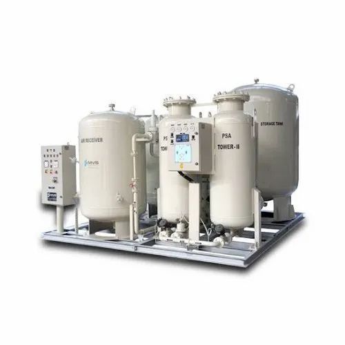 PSA Medical Oxygen Plant - 250 LPM Flow Rate, 15 Nm3/Hr Capacity, 30 kW Air Compressor, Automatic Operation, 220-315 Volt Voltage