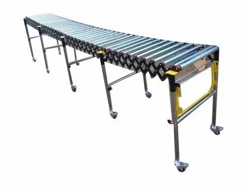 Automatic Stainless Steel Flexible Roller Conveyor