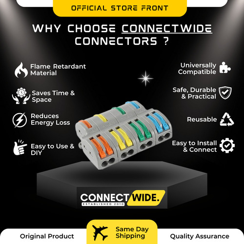 Multicolor Wire Connector 4 In 8 Out