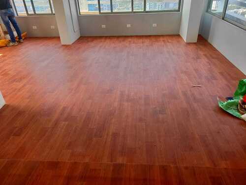 Dark Brown Plywood Floor