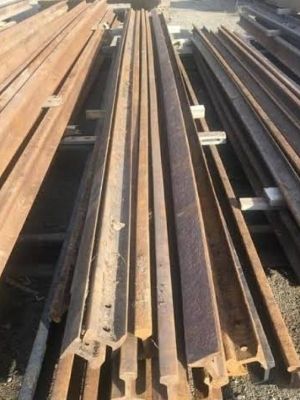 Used Rail Scrap - Melting and Recycling Grade Industrial | Silver and Brown Non Coated Metal