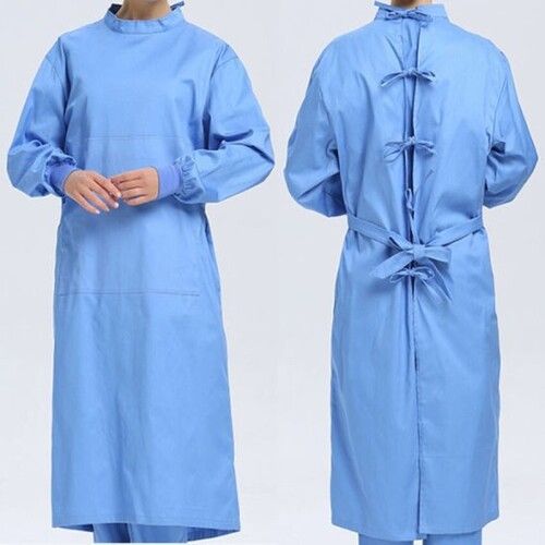 Full Sleeves Blue Surgical Gown