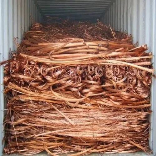 Copper Wire Scrap - Waste Quality Copper Material, Brown Color | Ideal for Electrical and Foundry Industries, Recycling Applications