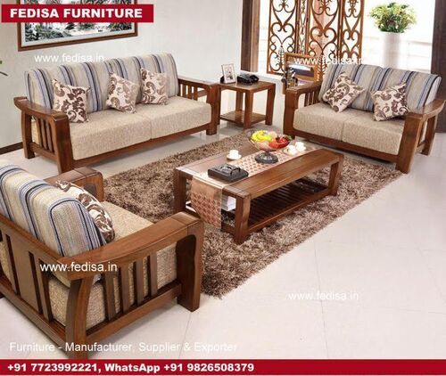 wooden sofa set