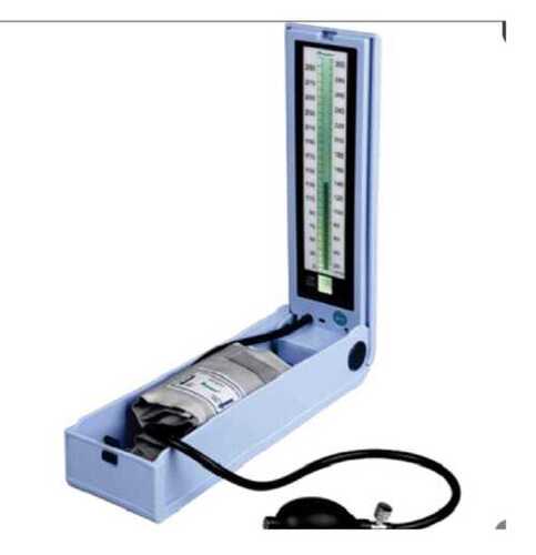 Blood Pressure Measurement Device - Deluxe Model, Rubber Cuff Material, Manual Power Source, Accurate to 0.01 Pressure, Ideal for Hospital Use