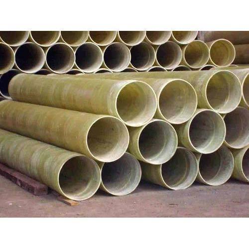 Round FRP Pipes - New White and Brown Durable Chemical-Resistant Design | Round Shape, High-Quality FRP Material