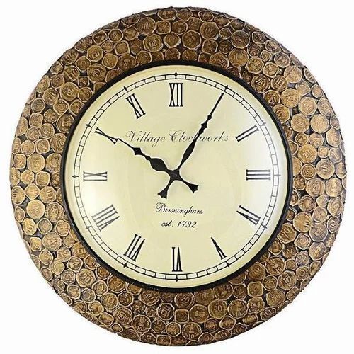 Round Shape Vintage Wall Clock