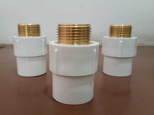 White Upvc Brass Mta Length: 1 Inch (In)