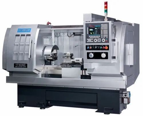 CNC Lathe Machine - Premium Quality, Energy Efficient, High Precision | Shock Proof, Vacuum Cleaning System, Easy to Use, High Work Capacity