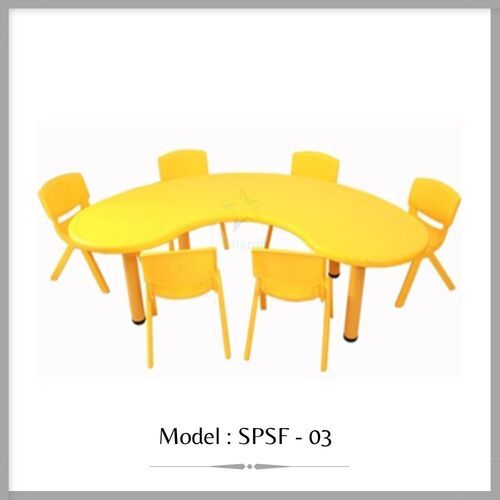 Plastic Material Table And Chair For Kids