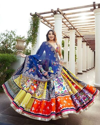 printed lehenga