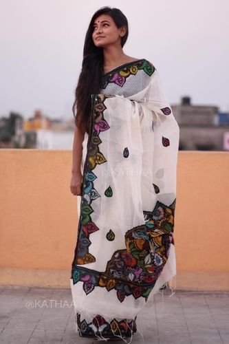 Applique saree                                                  