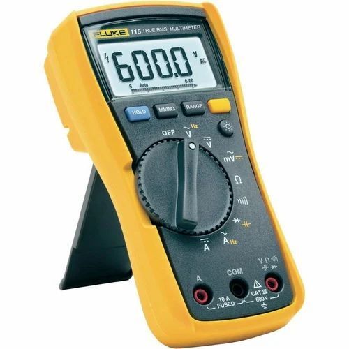 Fluke 115 Digital Multimeter - Durable, Portable Design | Digital Display, Battery Powered, Commercial Use