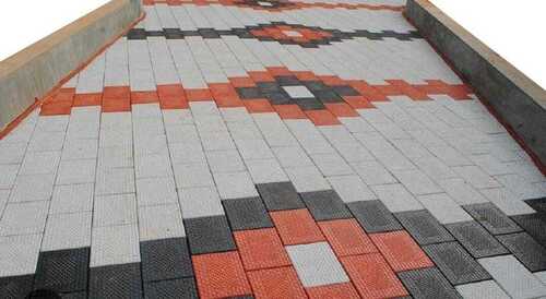 Interlock Pavers - Concrete and Cement, Standard Size, Polished Finish, Rain and Weather Resistant, Long Life Durability, Heavy-Duty and Unbreakable