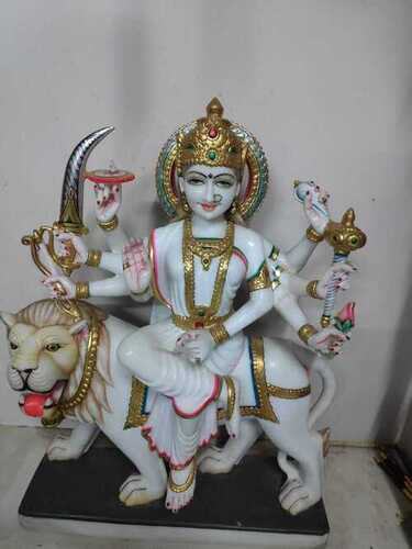 Marble Durga Mata Statue