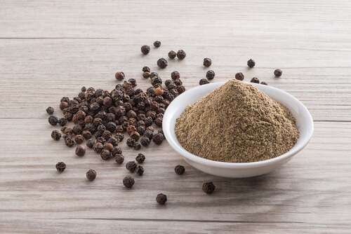 Organic Black Pepper Powder - A Grade, Highly Pure, Brown Powder for Cooking Usage | Premium Dried Spice